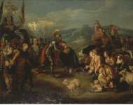 Vos Simon de Meeting of Esau and Jacob  - Hermitage
